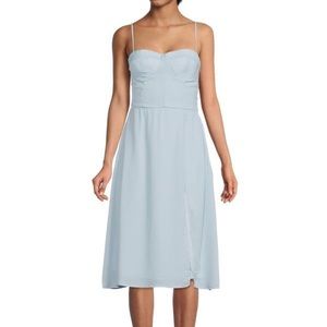 SOCIALITE Front-Slit Bustier Dress, NWT.